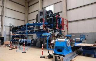 HAANE welding systems - U-Boot Fertigung - Schussschweißanlage